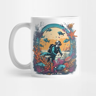 Hawaiian Ocean Dive Summer Colors Mug